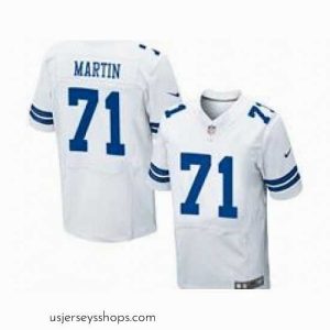 Glamorous Nike Dallas Cowboys 71 Zack Martin white Elite NFL Jersey