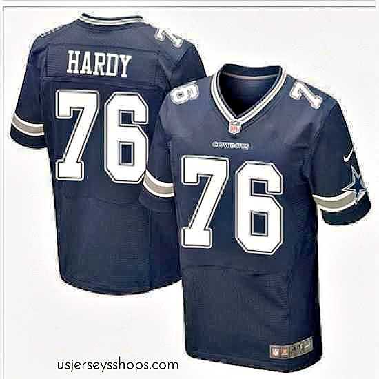 Breathtaking Nike Dallas Cowboys #76 Greg Hardy Navy Blue Team Color Mens Stitched NFL Elite Jersey