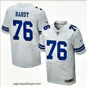 Enchanting Nike Dallas Cowboys #76 Greg Hardy White Mens Stitched NFL Elite Jersey
