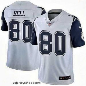 Magnificent Nike Dallas Cowboys 80 Blake Bell White Stitched NFL Limited Rush Jersey