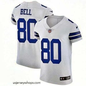 Alluring Nike Dallas Cowboys 80 Blake Bell White Stitched NFL New Elite Jersey