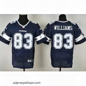 Captivating Nike Dallas Cowboys 83 Terrance Williams Blue Elite NFL Jersey