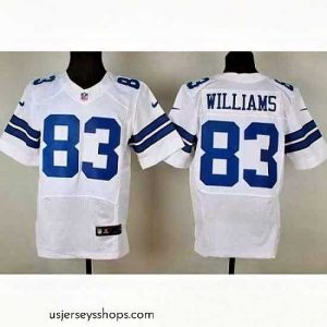 Exquisite Nike Dallas Cowboys 83 Terrance Williams White Elite NFL Jersey