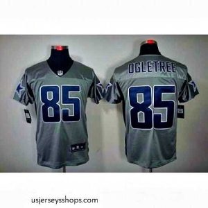 Stunning Nike Dallas Cowboys 85 Kevin Ogletree Grey Elite Shadow NFL Jersey