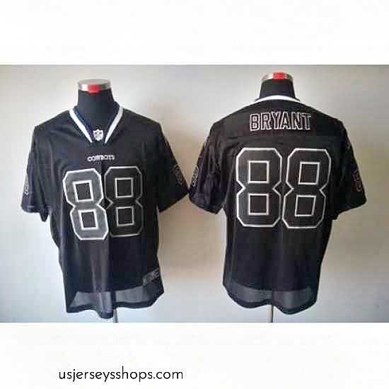 Exquisite Nike Dallas Cowboys 88 Dez Bryant Black Elite Lights Out NFL Jersey