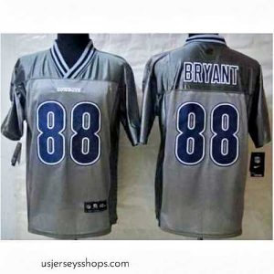 Breathtaking Nike Dallas Cowboys 88 Dez Bryant Grey Elite Vapor NFL Jersey