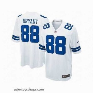 Captivating Nike Dallas Cowboys 88 Dez Bryant White Game NFL Jersey