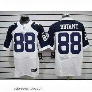 Captivating Nike Dallas Cowboys 88 Dez Bryant White Thanksgivings LIMITED  NFL Jerseys
