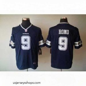 Magnificent Nike Dallas Cowboys 9 Tony Romo Blue LIMITED NFL Jersey