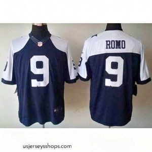 Sensational Nike Dallas Cowboys 9 Tony Romo Blue LIMITED Thankgivings NFL Jersey