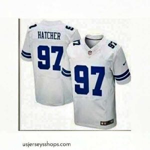 Alluring Nike Dallas Cowboys 97 Jason Hatcher white Elite NFL Jersey