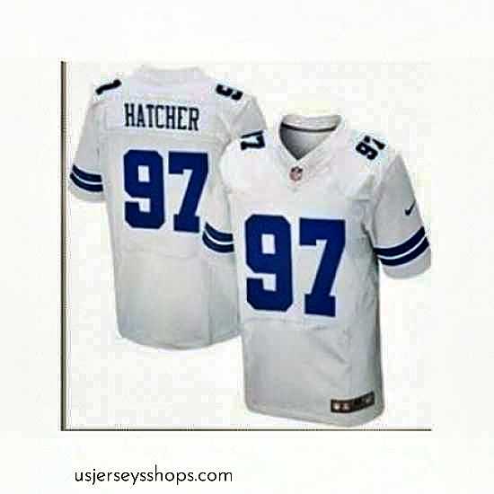 Alluring Nike Dallas Cowboys 97 Jason Hatcher white Elite NFL Jersey