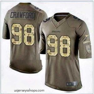 Enchanting Nike Dallas Cowboys #98 Tyrone Crawford Green Mens Stitched NFL Limited Salute To Service Jersey