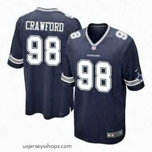 Enchanting Nike Dallas Cowboys #98 Tyrone Crawford Navy Blue Team Color Mens Stitched NFL Elite Jersey