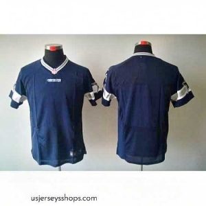 Stellar Nike Dallas Cowboys Blank Blue Elite NFL Jersey