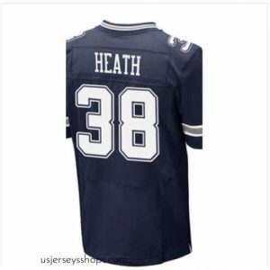 Magnificent Nike Dallas Cowboys  Jeff Heath #38 blue  elite Jerseys