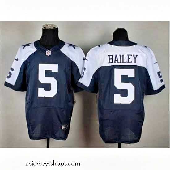 Enchanting Nike Dallas cowboys 5 Dan Bailey blue Elite thankgivings NFL Jersey