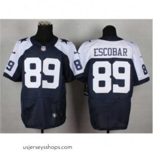 Alluring Nike Dallas cowboys 89 Gavin Escobar blue Elite thankgivings NFL Jersey