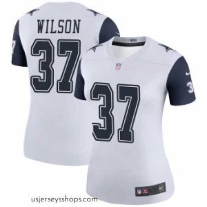 Magnificent Nike Donovan Wilson Dallas Cowboys Legend White Color Rush Jersey Women