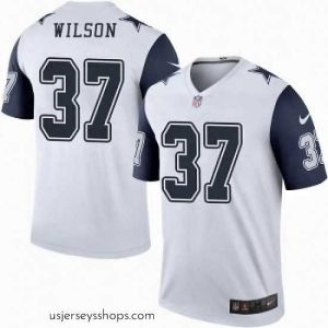 Stellar Nike Donovan Wilson Dallas Cowboys Legend White Color Rush Jersey Youth