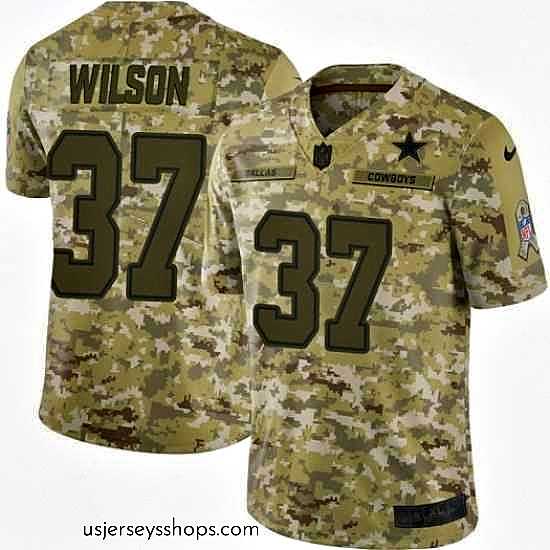 Glamorous Nike Donovan Wilson Dallas Cowboys Limited Camo 2018 Salute to Service Jersey Youth