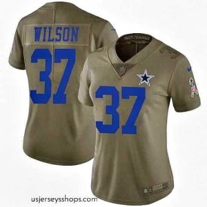 Enchanting Nike Donovan Wilson Dallas Cowboys Limited Green 2017 Salute to Service Jersey Women