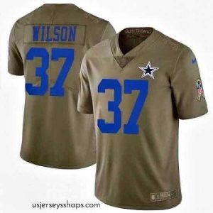 Captivating Nike Donovan Wilson Dallas Cowboys Limited Green 2017 Salute to Service Jersey Youth