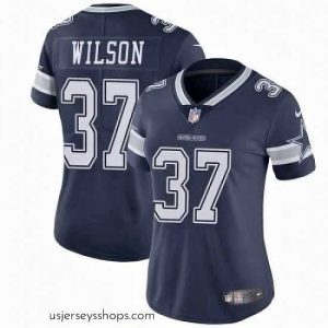 Breathtaking Nike Donovan Wilson Dallas Cowboys Limited Navy Team Color Vapor Untouchable Jersey Women