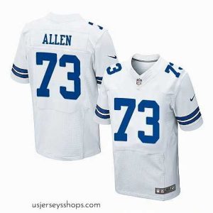 Stellar Nike Larry Allen Dallas Cowboys #73 Elite Jersey White
