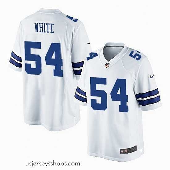 Magnificent Nike Randy White Dallas Cowboys #54 Elite Jersey White