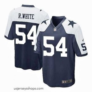Stunning Nike Randy White Dallas Cowboys #54 Elite Throwback Alternate Jersey Navy Blue