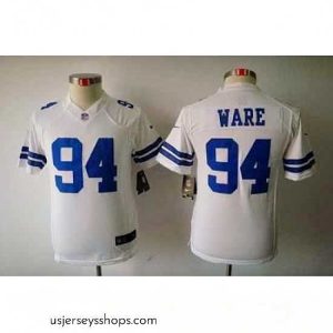 Alluring Nike Dallas Cowboys #94 Ware White Color Limited Jerseys