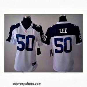 Breathtaking Nike nfl jerseys dallas cowboys #50 lee thankgivings white