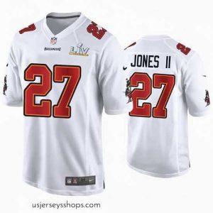 Alluring Ronald Jones Ii Buccaneers White Super Bowl Lv Game Fashion Jersey