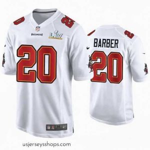 Enchanting Ronde Barber Buccaneers White Super Bowl Lv Game Fashion Jersey