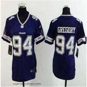 Enchanting WoMens New Cowboys #94 Randy Gregory Navy Blue Team Color Stitched NFL Elite Jersey