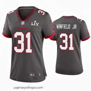 Enchanting Antoine Winfield Jr. Buccaneers Pewter Super Bowl Lv Game Jersey