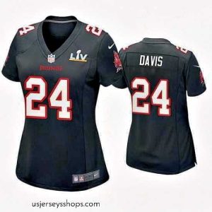 Breathtaking Carlton Davis Buccaneers Black Super Bowl Lv Game Fashion Jersey