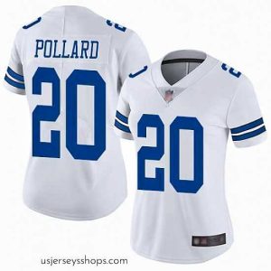 Breathtaking Cowboys 20 Tony Pollard White Stitched Football Vapor Untouchable Limited Jersey