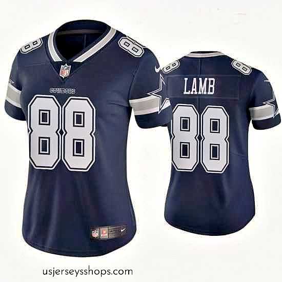 Enchanting Cowboys 88 CeeDee Lamb Navy Blue Team Color Stitched NFL Vapor Untouchable Limited Jersey