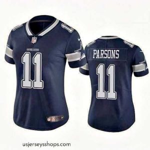 Captivating Dallas Cowboys 11 Micah Parsons Jersey Navy Blue 2021 Draft Limited Football Jersey