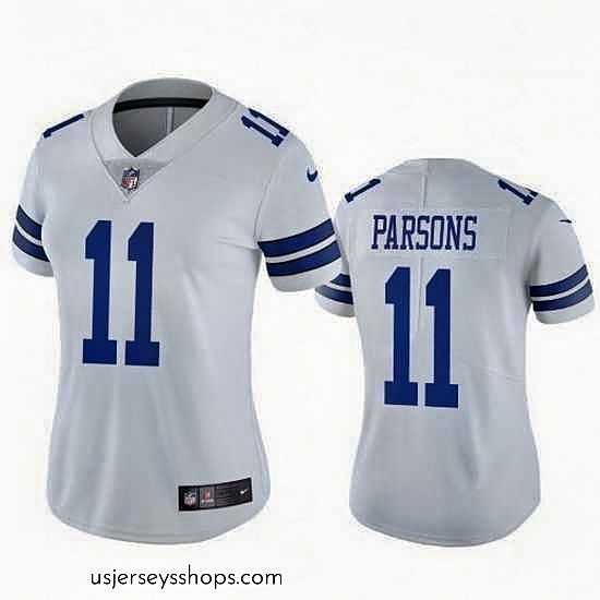 Glamorous Dallas Cowboys 11 Micah Parsons Jersey White 2021 Draft Limited Football Jersey