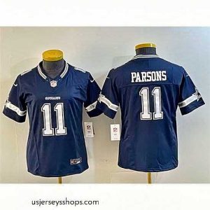 Exquisite Dallas Cowboys 11 Micah Parsons Navy 2023 F.U.S.E  Limited Stitched Jersey 28Run Small 29