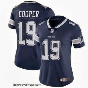 Captivating Dallas Cowboys 19 Amari Cooper Navy Limited Team Color Vapor Untouchable Jersey