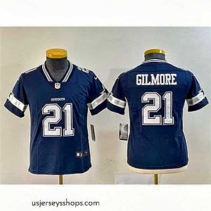 Sensational Dallas Cowboys 21 Stephon Gilmore Navy Vapor Untouchable Stitched Football Jersey 28Run Small uFF09