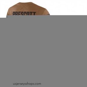 Stunning Dallas Cowboys 4 Dak Prescott 2023 Brown Salute To Service Limited Stitched Football Jersey 28Run Small uFF09