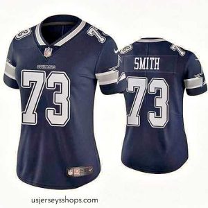 Stellar Dallas Cowboys 73 Tyler Smith Navy Vapor Untouchable Limited Stitched Jersey 28Run Small 2