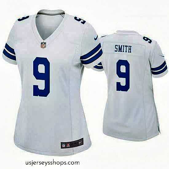 Breathtaking Dallas Cowboys 9 Jaylon Smith White Jersey