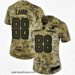 Sensational Dallas Cowboys CeeDee Lamb Camo Limited 2018 Salute to Service Jersey