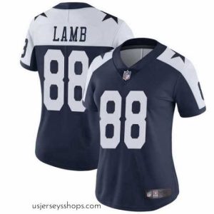 Captivating Dallas Cowboys CeeDee Lamb Navy Limited Alternate Vapor Untouchable Jersey